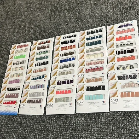 Color Street nail strips lot of 50 sets NWT - Picture 3 of 10